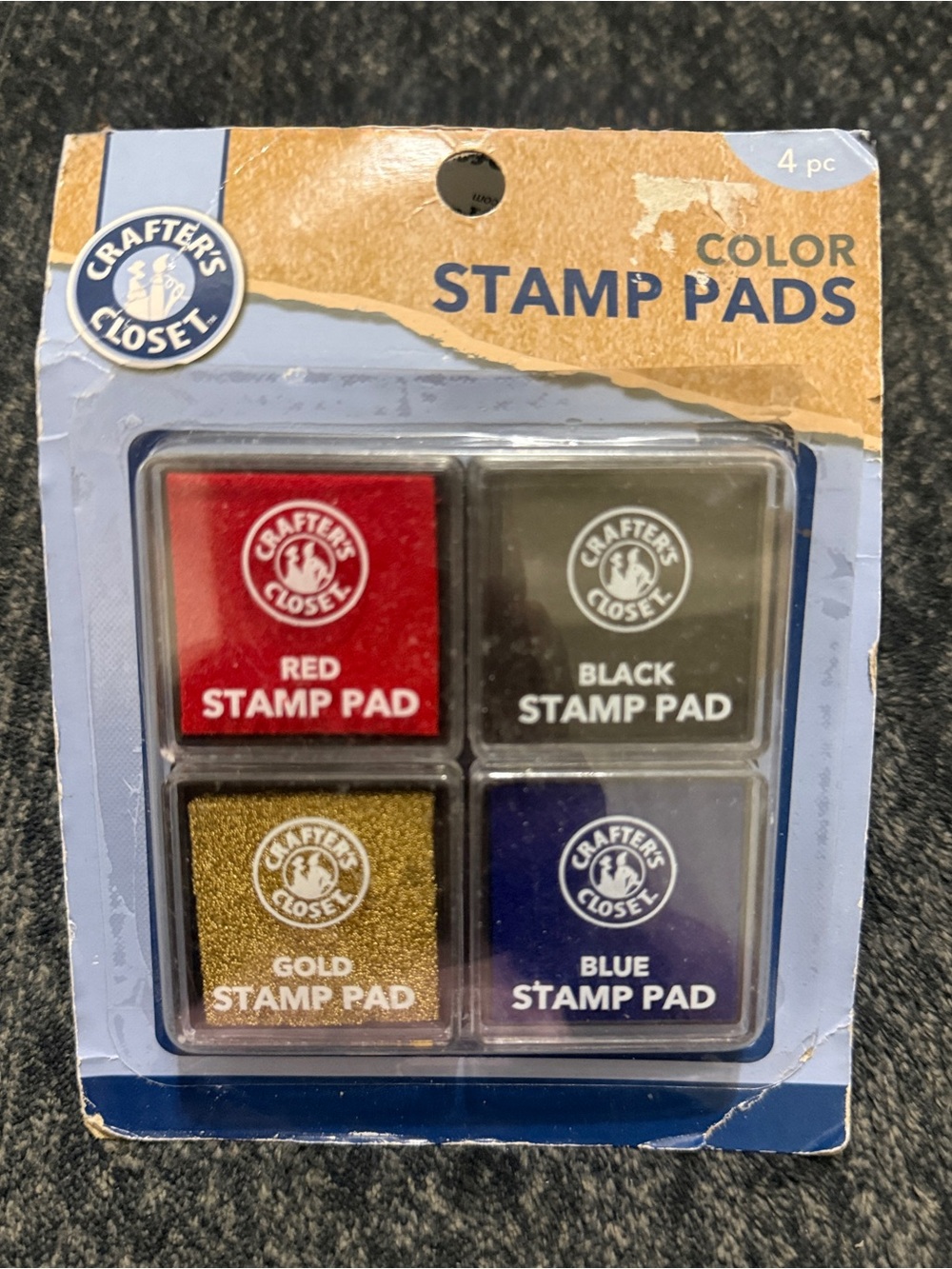 Crafter's Closet 4-Pack Stamp Pads